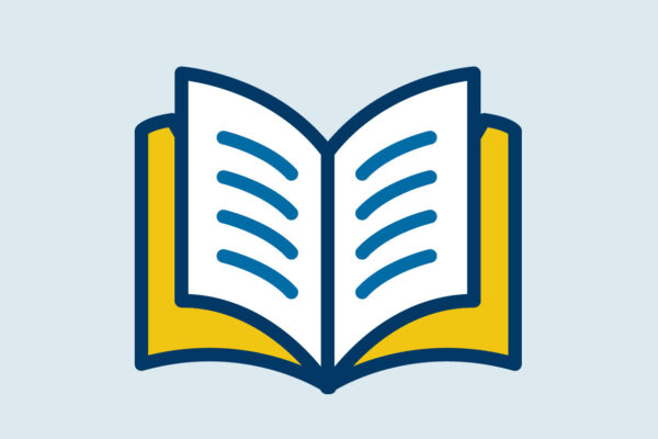 illustration of an open book